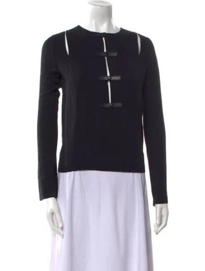 Pre-owned Tom Ford Crew Neck Long Sleeve Sweatshirt In Black