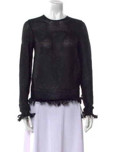 Pre-owned Tom Ford Crew Neck Long Sleeve Sweatshirt In Black