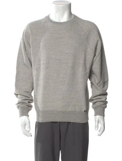 Pre-owned Tom Ford Crew Neck Long Sleeve Sweatshirt In Gray