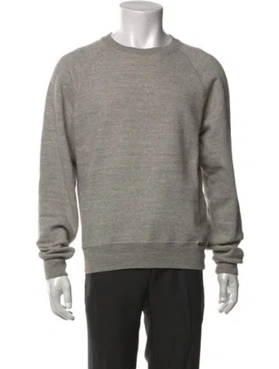 Pre-owned Tom Ford Crew Neck Long Sleeve Sweatshirt In Gray