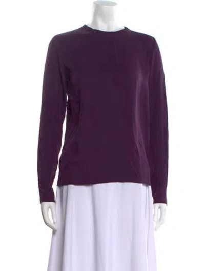 Pre-owned Tom Ford Crew Neck Long Sleeve Sweatshirt In Purple