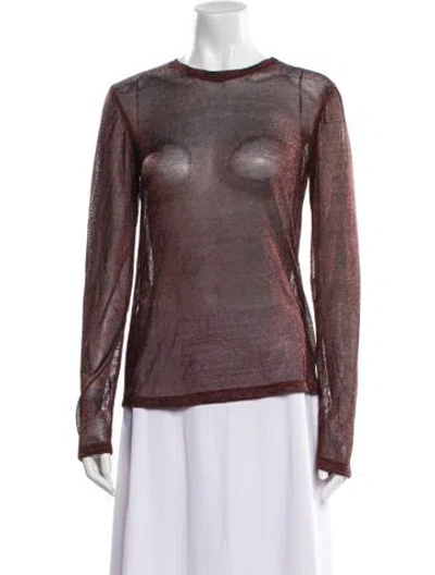 Pre-owned Tom Ford Crew Neck Long Sleeve Top