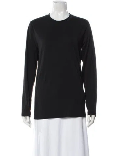 Pre-owned Tom Ford Crew Neck Long Sleeve T-shirt In Gray