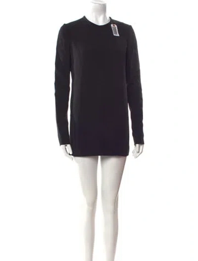 Pre-owned Tom Ford Crew Neck Mini Dress In Black
