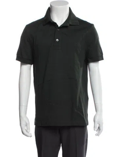 Pre-owned Tom Ford Crew Neck Short Sleeve Polo Shirt In Black