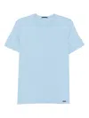 Tom Ford Crew-neck Short-sleeve T-shirt In Blue