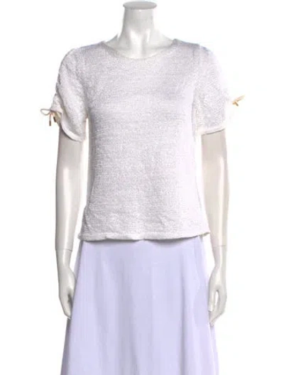 Pre-owned Tom Ford Crew Neck Short Sleeve Top In Neutral
