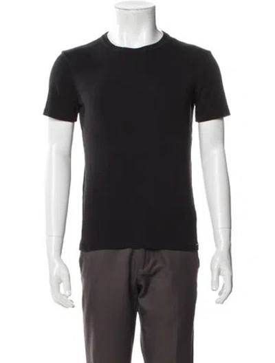 Pre-owned Tom Ford Crew Neck Short Sleeve T-shirt In Black