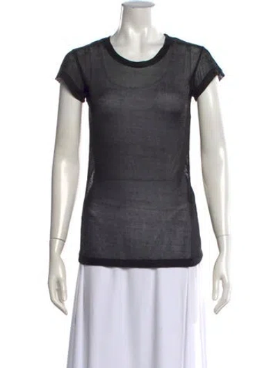 Pre-owned Tom Ford Crew Neck Short Sleeve T-shirt In Black