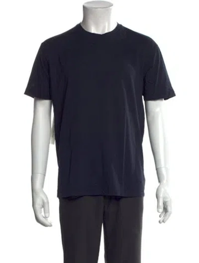 Pre-owned Tom Ford Crew Neck Short Sleeve T-shirt In Blue
