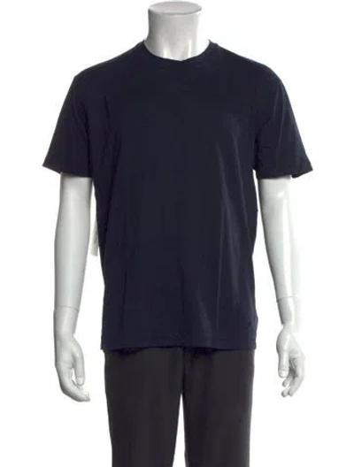 Pre-owned Tom Ford Crew Neck Short Sleeve T-shirt In Blue
