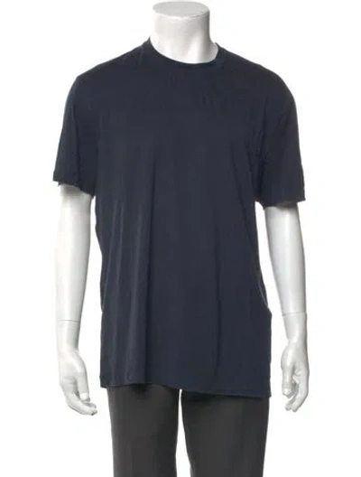 Pre-owned Tom Ford Crew Neck Short Sleeve T-shirt In Blue