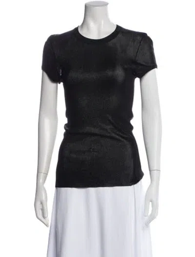 Pre-owned Tom Ford Crew Neck Short Sleeve T-shirt In Blue