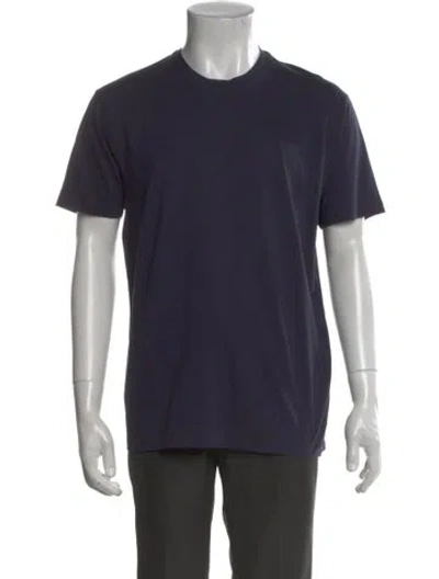 Pre-owned Tom Ford Crew Neck Short Sleeve T-shirt In Blue