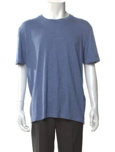 Pre-owned Tom Ford Crew Neck Short Sleeve T-shirt In Blue