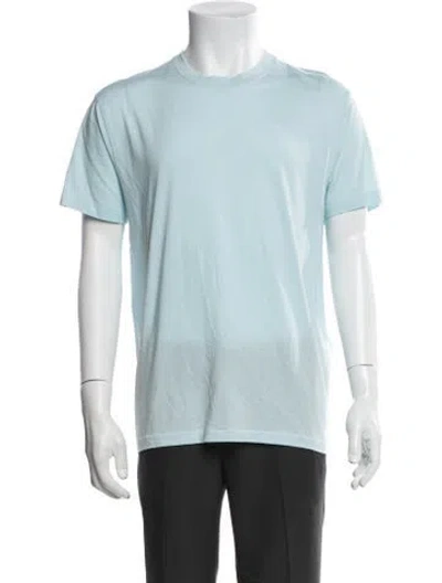 Pre-owned Tom Ford Crew Neck Short Sleeve T-shirt In Blue