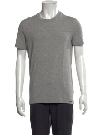 Pre-owned Tom Ford Crew Neck Short Sleeve T-shirt In Gray