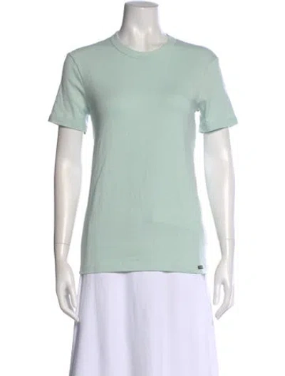 Pre-owned Tom Ford Crew Neck Short Sleeve T-shirt In Green