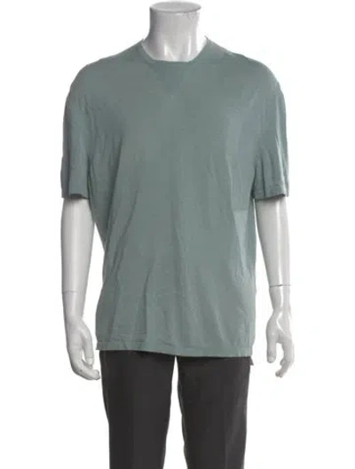 Pre-owned Tom Ford Crew Neck Short Sleeve T-shirt In Green