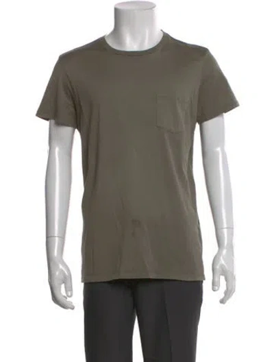 Pre-owned Tom Ford Crew Neck Short Sleeve T-shirt In Green