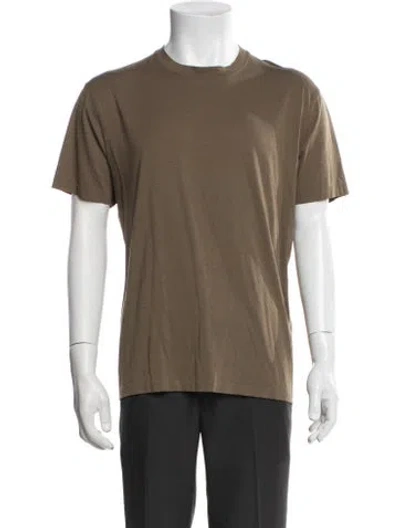 Pre-owned Tom Ford Crew Neck Short Sleeve T-shirt In Green