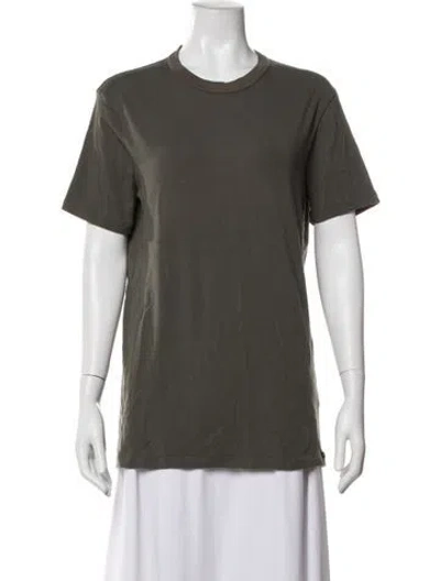 Pre-owned Tom Ford Crew Neck Short Sleeve T-shirt In Grey
