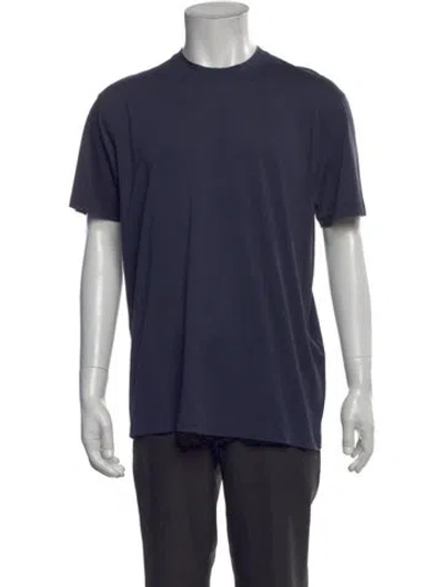 Pre-owned Tom Ford Crew Neck Short Sleeve T-shirt W/ Tags In Blue