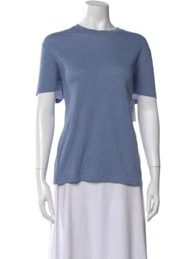 Pre-owned Tom Ford Crew Neck Short Sleeve T-shirt W/ Tags In Blue