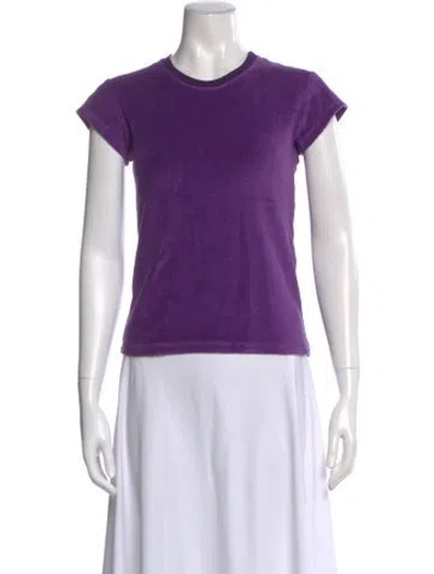 Pre-owned Tom Ford Crew Neck Short Sleeve T-shirt W/ Tags In Purple