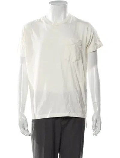 Pre-owned Tom Ford Crew Neck Short Sleeve T-shirt In White