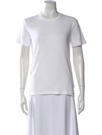 Pre-owned Tom Ford Crew Neck Short Sleeve T-shirt In White