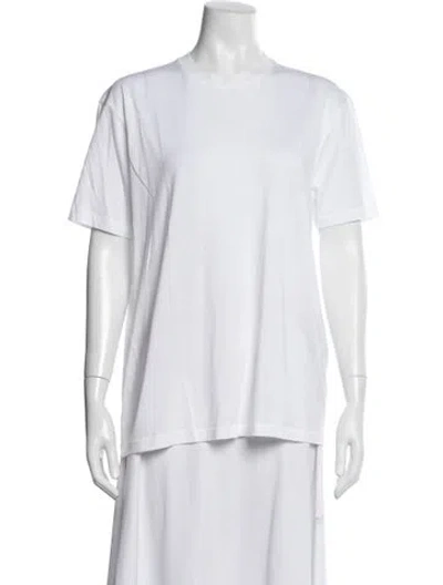 Pre-owned Tom Ford Crew Neck Short Sleeve T-shirt In White
