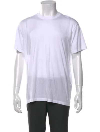 Pre-owned Tom Ford Crew Neck Short Sleeve T-shirt In White