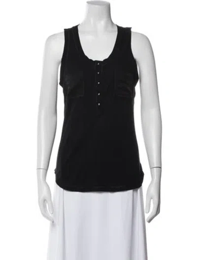 Pre-owned Tom Ford Crew Neck Sleeveless Top In Blue
