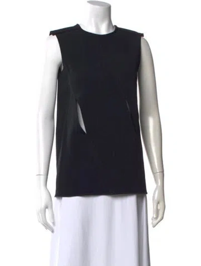 Pre-owned Tom Ford Crew Neck Sleeveless Top In Blue