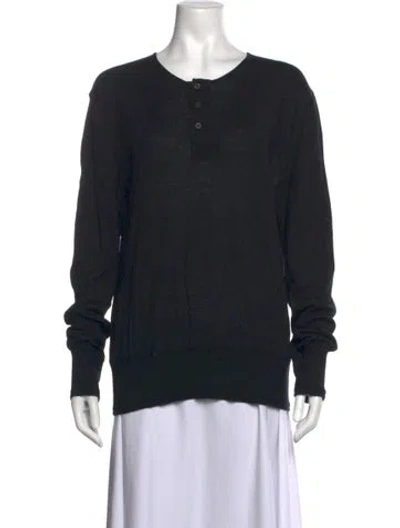 Pre-owned Tom Ford Crew Neck Sweater In Black
