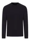 Tom Ford Fine-ribbed Logo Embroidered T-shirt In Black