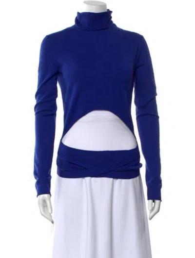 Pre-owned Tom Ford Crew Neck Sweater In Blue