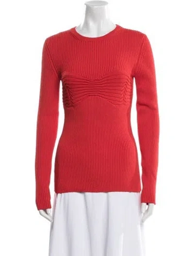 Pre-owned Tom Ford Crew Neck Sweater In Orange
