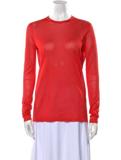Pre-owned Tom Ford Crew Neck Sweater In Orange
