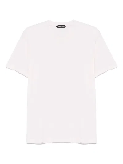 Tom Ford T-shirt Mit Rundem Ausschnitt In Pink