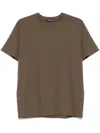 Tom Ford Regular Fit T-shirt In Lyocell And Cotton
