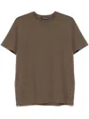 Tom Ford Regular Fit T-shirt In Lyocell And Cotton