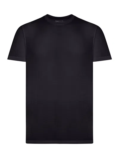 Tom Ford Crew Neck T-shirt In Blue