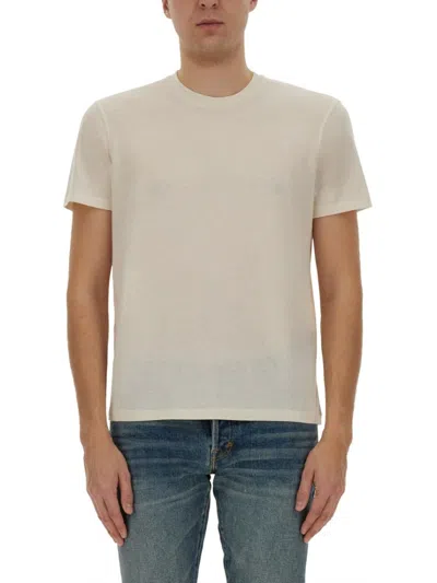 TOM FORD TOM FORD CREW NECK T-SHIRT IN LIGHTWEIGHT FABRIC