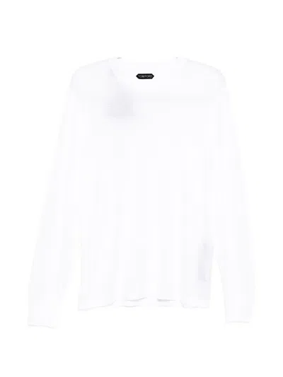 Tom Ford Crew-neck T-shirt In White