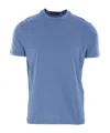 Tom Ford Classic Crewneck Short-sleeved T-shirt In Blue