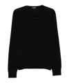Tom Ford Crewneck Long-sleeved Pullover In Black