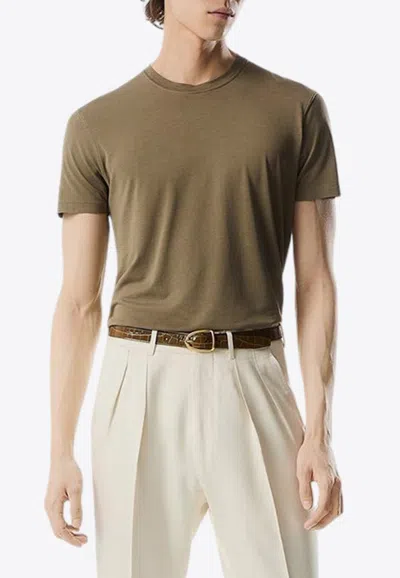 TOM FORD CREWNECK SHORT-SLEEVED T-SHIRT