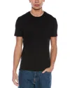 Tom Ford Regular Fit Black T-shirt With Classic Crew Neckline In Black